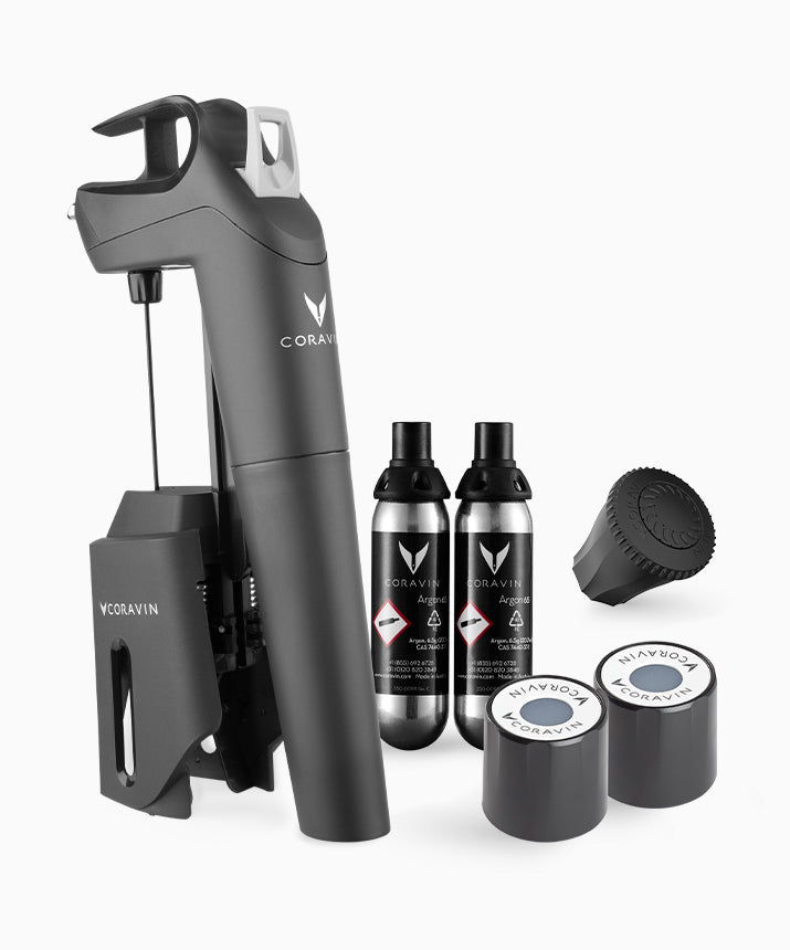 Coravin Timeless Three+ Black wine preservation system