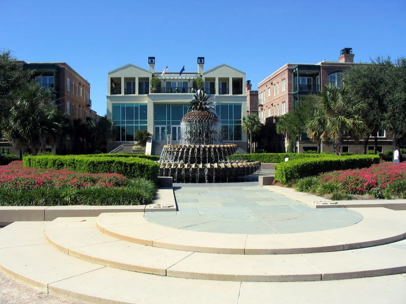 Pineapple Fountain at Waterfront Park in Charleston, South Carolina